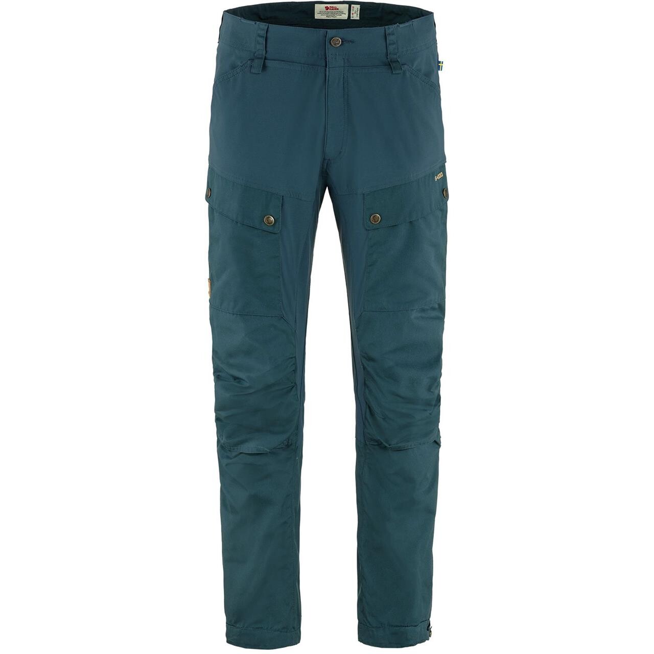 Fjällräven Mens Keb Trousers Long  (Blå (MOUNTAIN BLUE-MTN BLUE/570-570) 46)