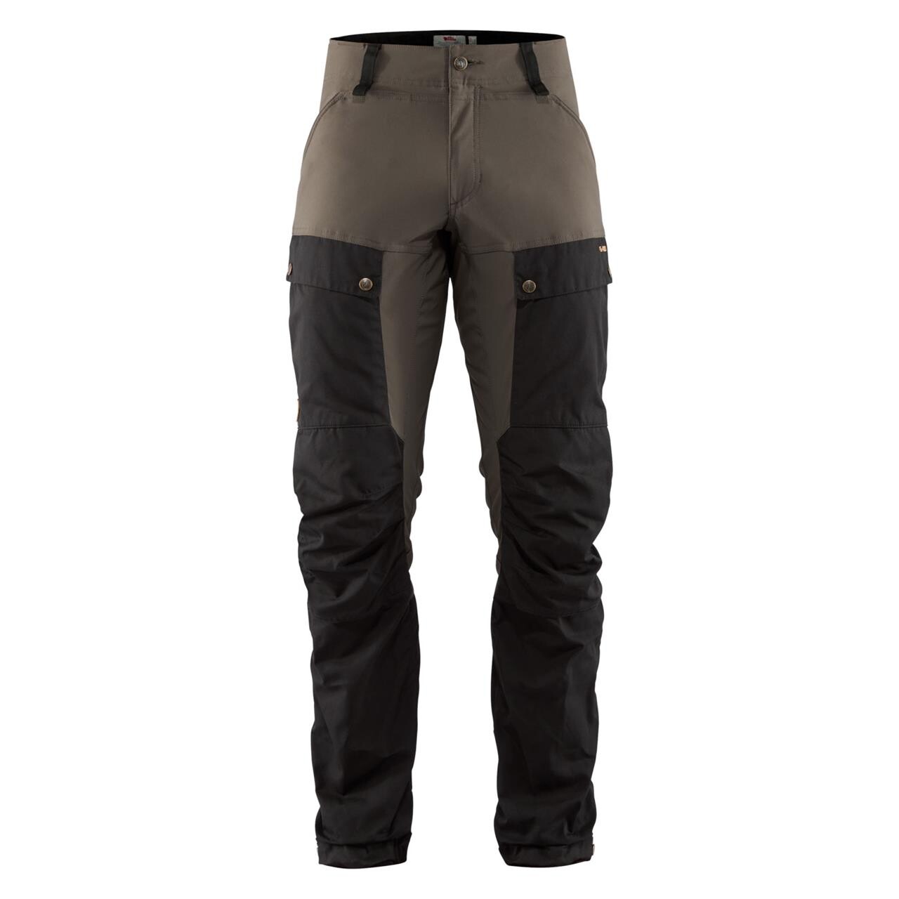 Fjallraven Mens Keb Trousers Regular Sort Black Stone Grey 550 018