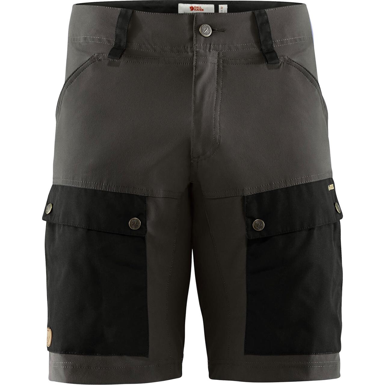 Fjällräven Mens Keb Shorts  (Sort (BLACK-STONE GREY/550-018) 48)