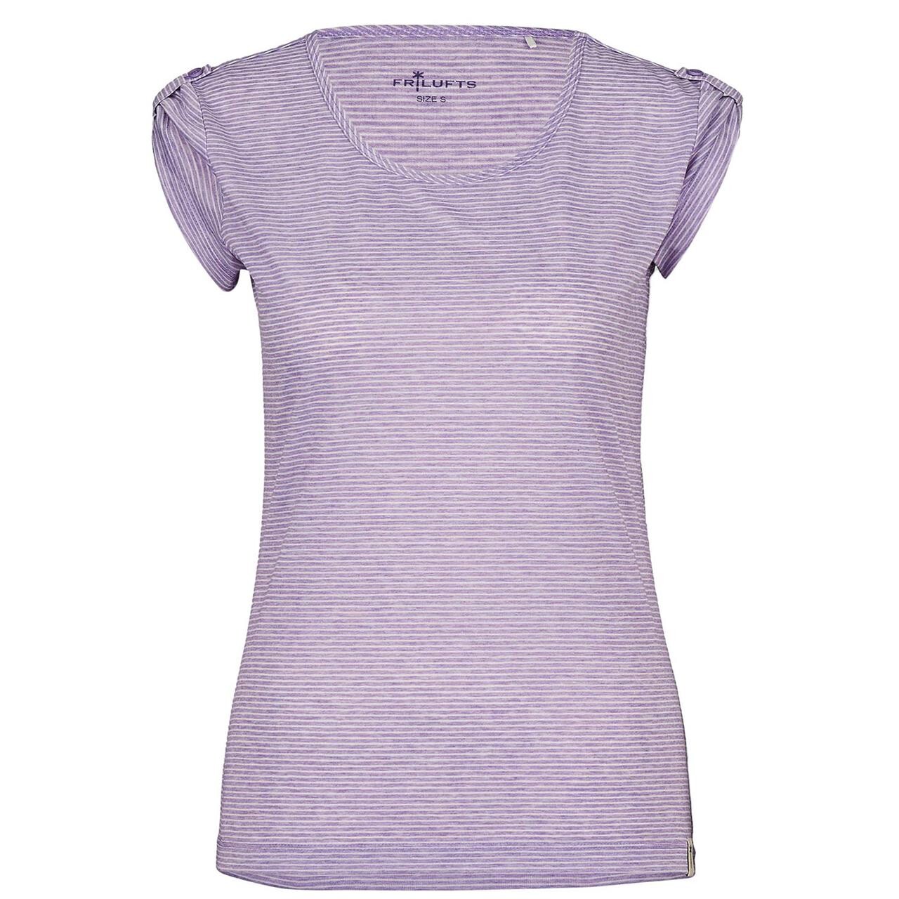 Se Frilufts Womens Trani T-shirt (Lilla (CHALK VIOLET/MULBERRY PRPL STR) Medium) hos Friluftsland.dk