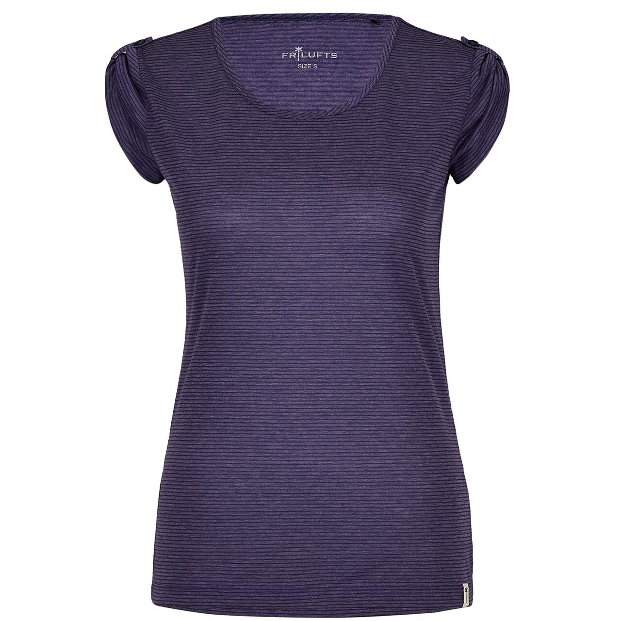 Billede af Frilufts Womens Trani T-shirt (Lilla (MULBERRY PRPL/CHALK VIOLET STR) X-large)