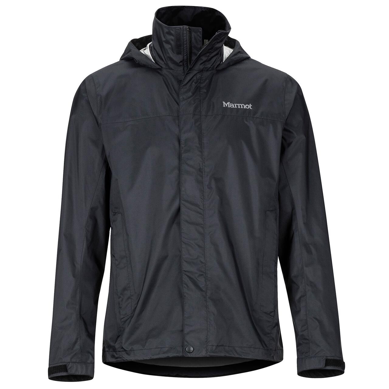 Se Marmot Mens Precip Eco Jacket (Sort (BLACK) Medium) hos Friluftsland.dk