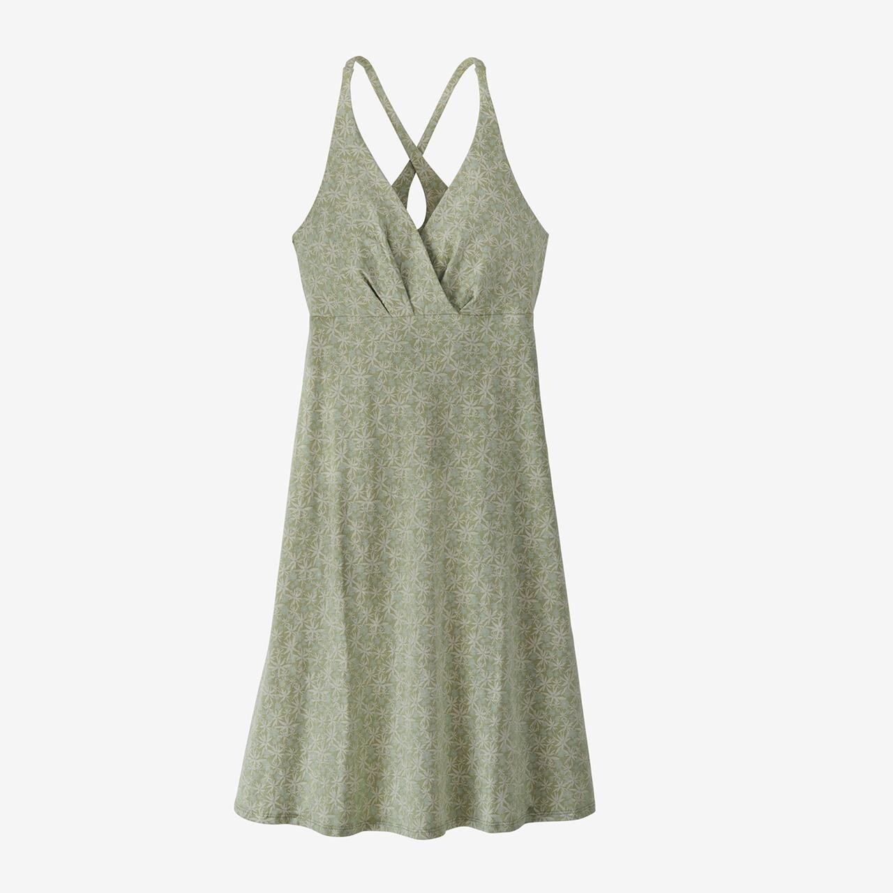 8: Patagonia Womens Amber Dawn Dress  (Grøn (VERANO: SALVIA GREEN) Large)