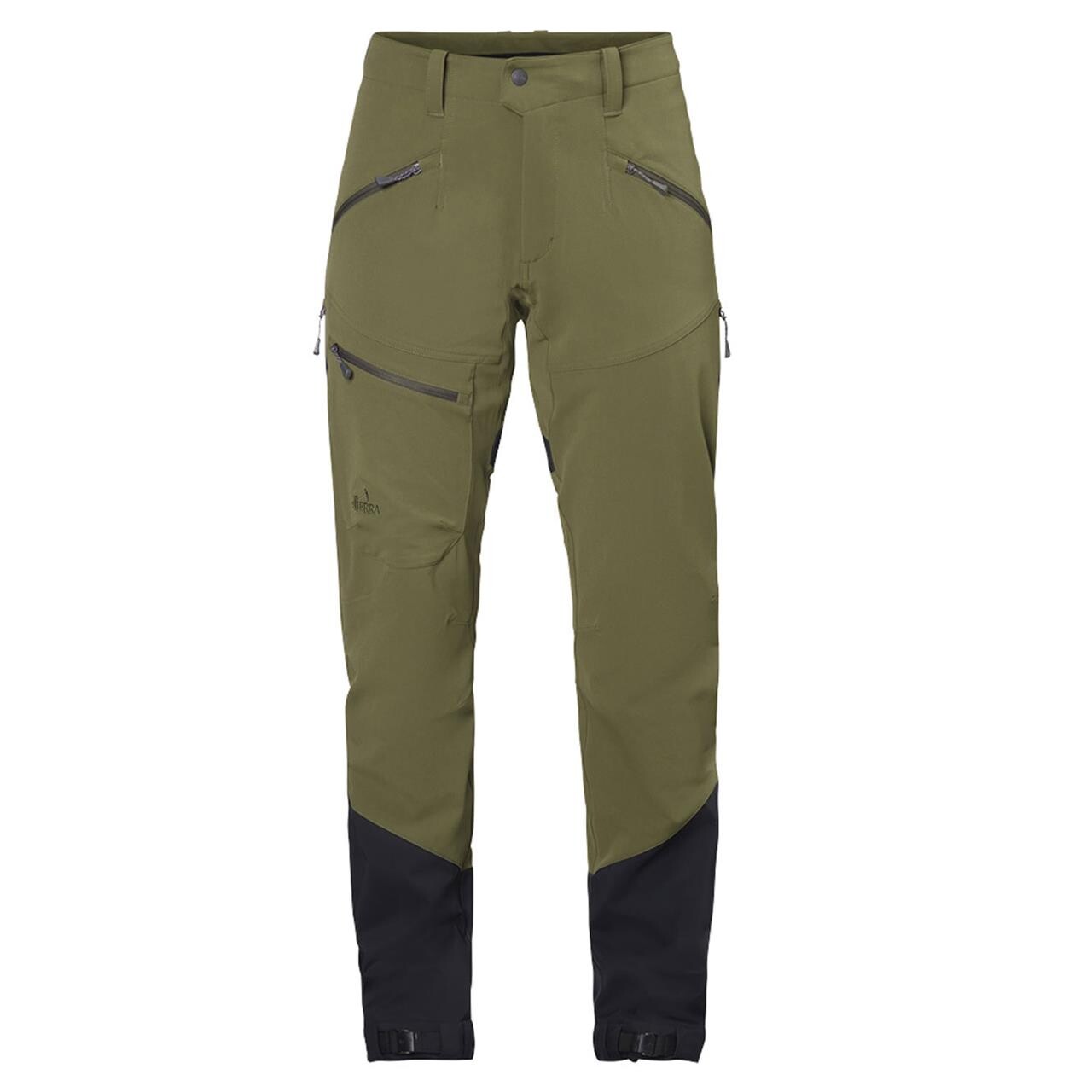 Se Tierra Womens Lite Track Pant 2019 model (Grøn (OLIVE NIGHT) 42) hos Friluftsland.dk