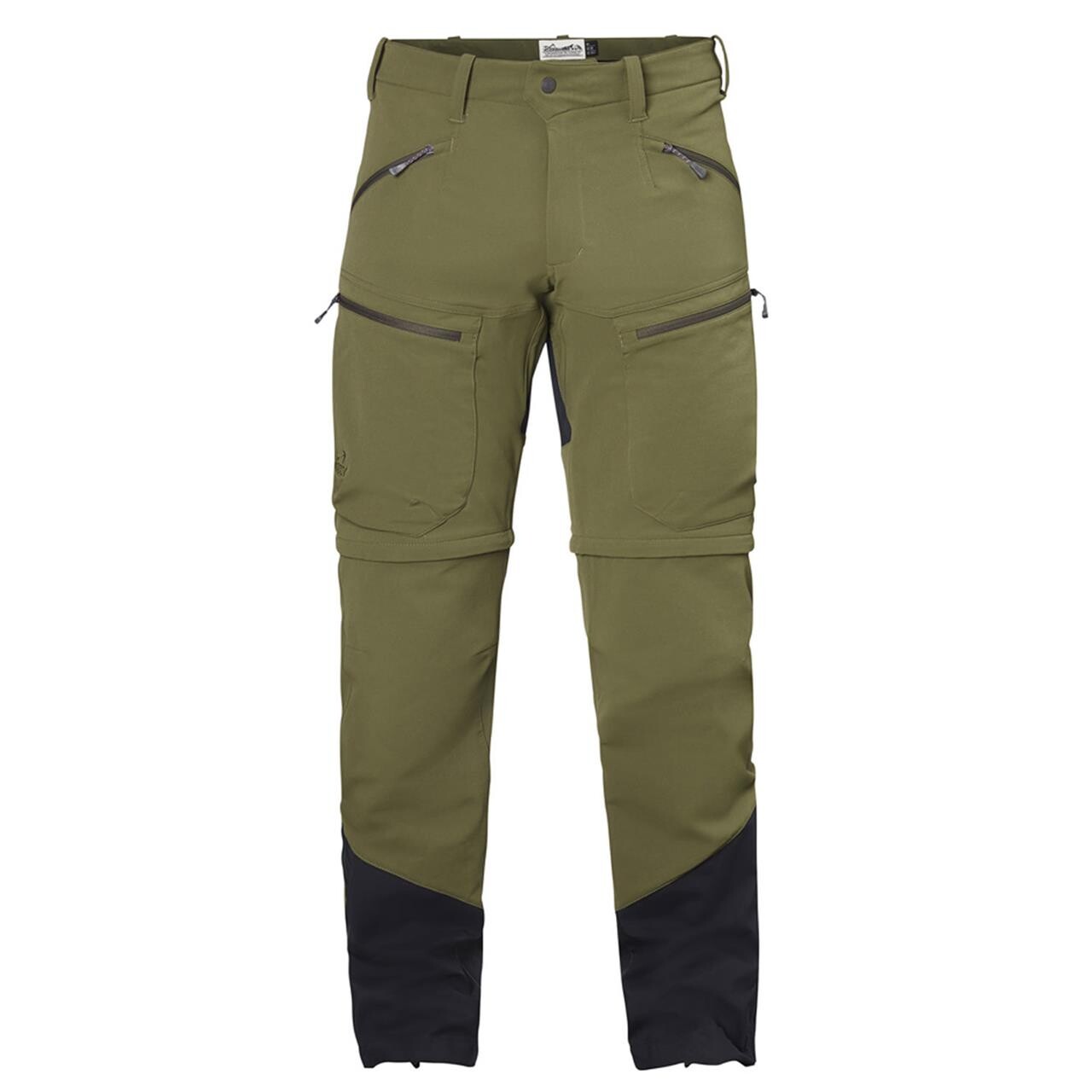 Tierra Mens Lite Track Convertible Pant 2019 Model Grön Olive Night 56