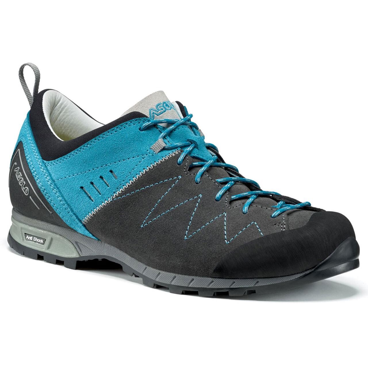 Womens Track Grå Graphite Cyan Blue 37 5 Fra Asolo