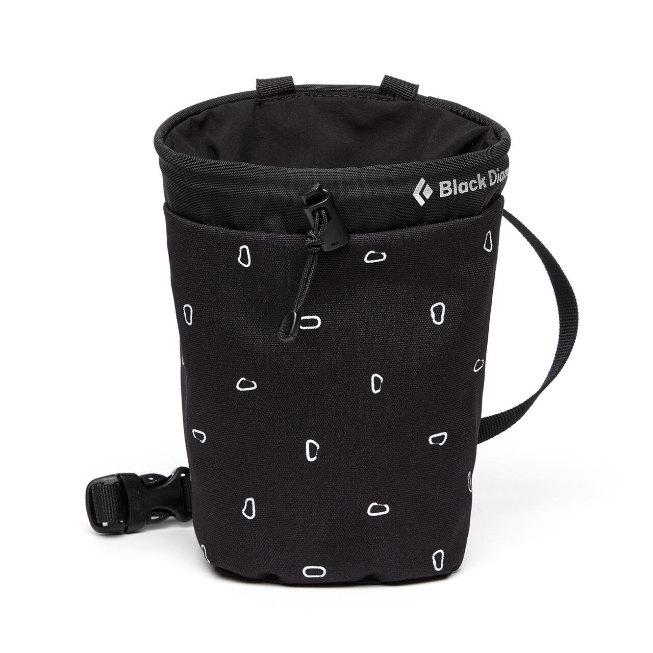 Black Diamond Gym Chalk Bag S2019 model (Sort (BLACK BINER PRINT) M/L)