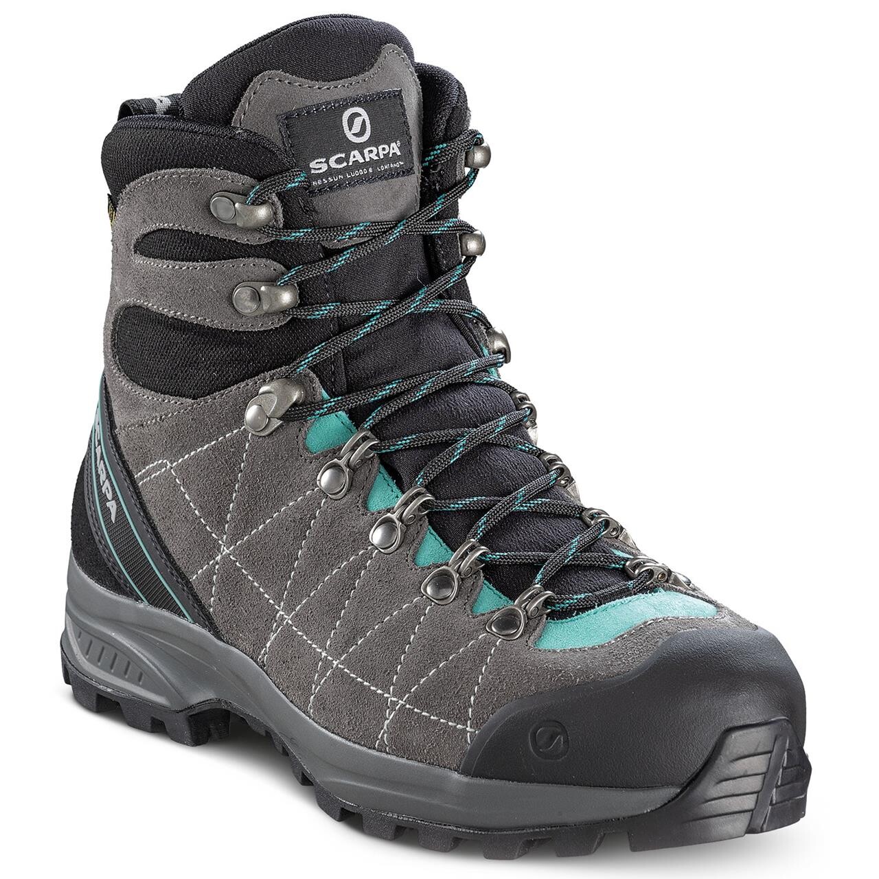 Billede af Scarpa Womens R-evo(lution) GTX (Grå (TITANIUM/GREEN BLUE) 39)