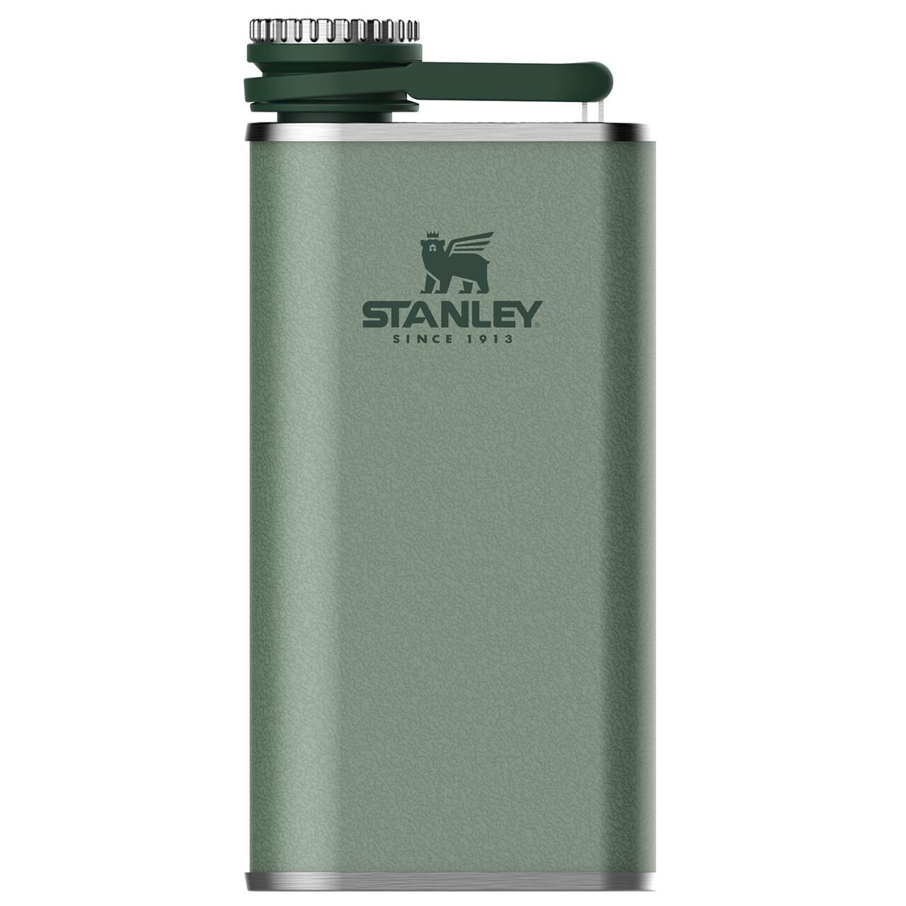 Se Stanley Classic Flask 0.23l (Grøn (HAMMERTONE GREEN)) hos Friluftsland.dk