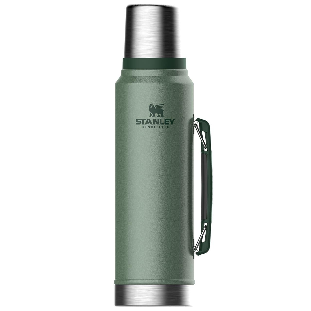 Se Stanley 'Classic Vacuum' termoflaske 1,0 L Classic Vacuum - Hammertone green hos Friluftsland.dk