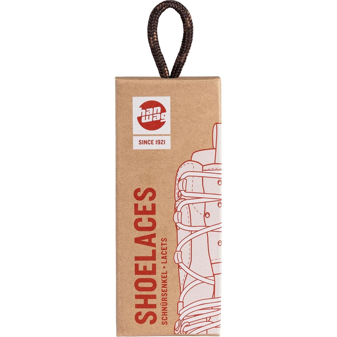 Hanwag Shoe Laces (Brun (BROWN) 120 cm) billede