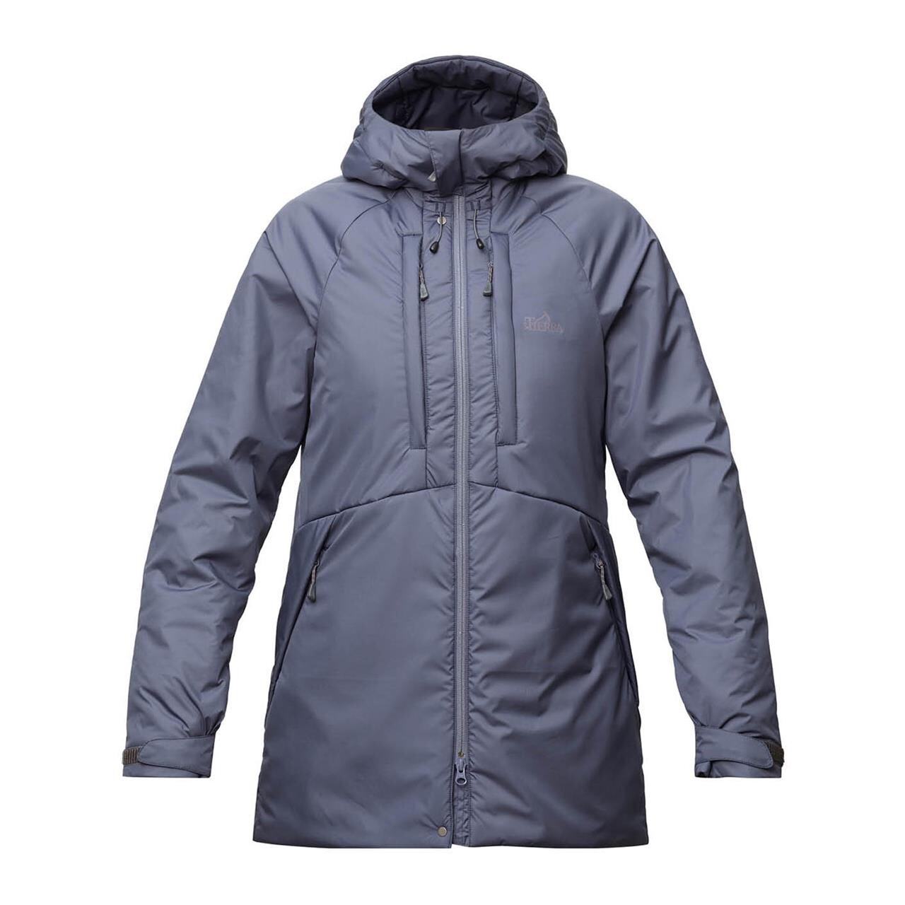 Tierra Womens Belay Parka Grå Grey Blue