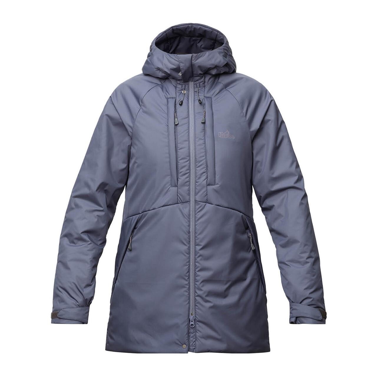 Se Tierra Womens Belay Parka (Grå (GREY BLUE) Large) hos Friluftsland.dk