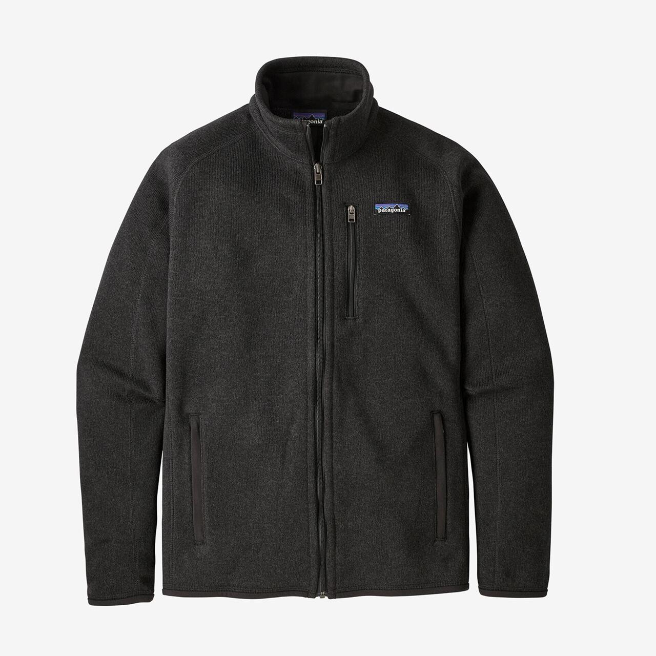 Patagonia Mens Better Sweater Jacket  (Sort (BLACK) Small)