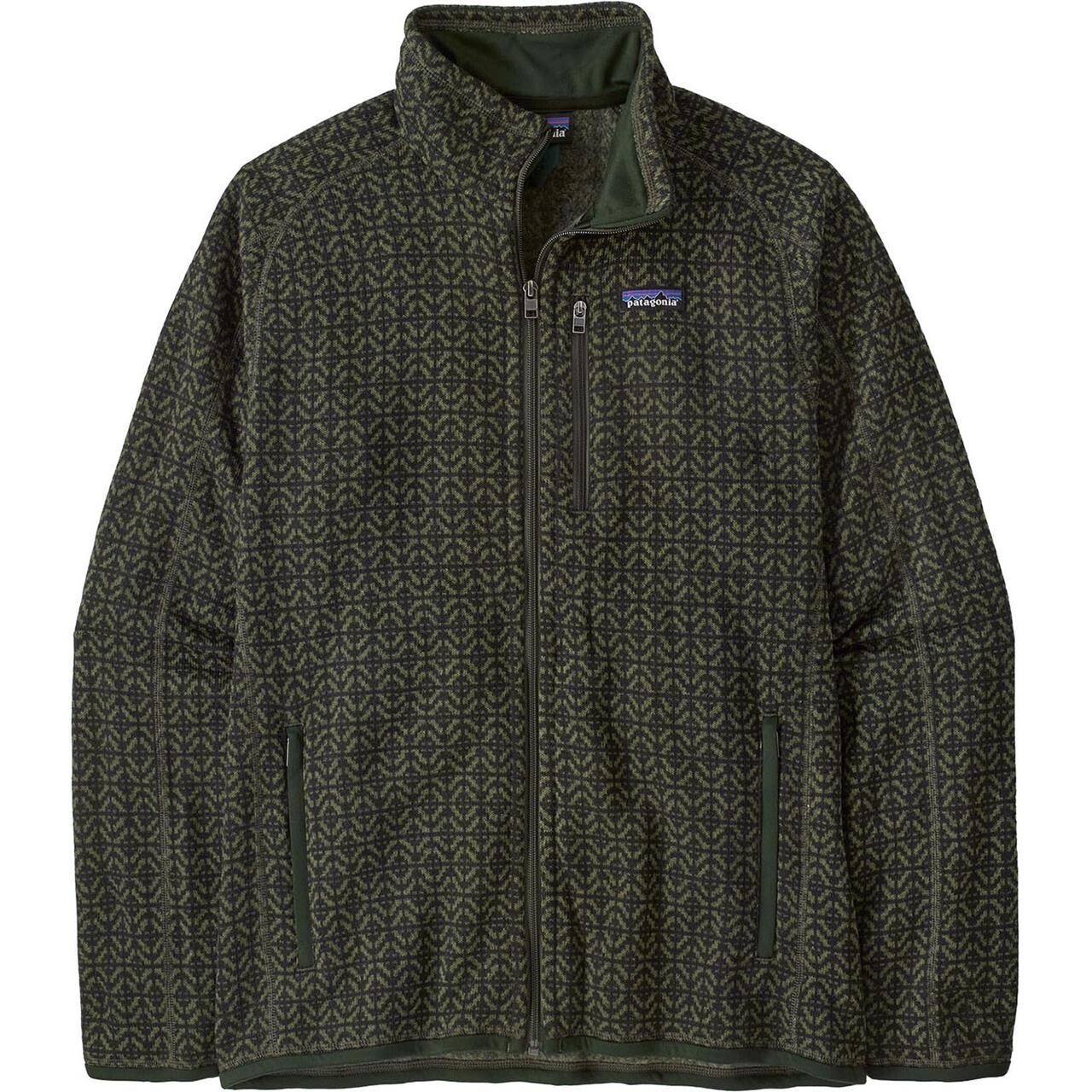 Patagonia Mens Better Sweater Jacket (Grøn (SCALES: OLD GROWTH GREEN) Small) billede