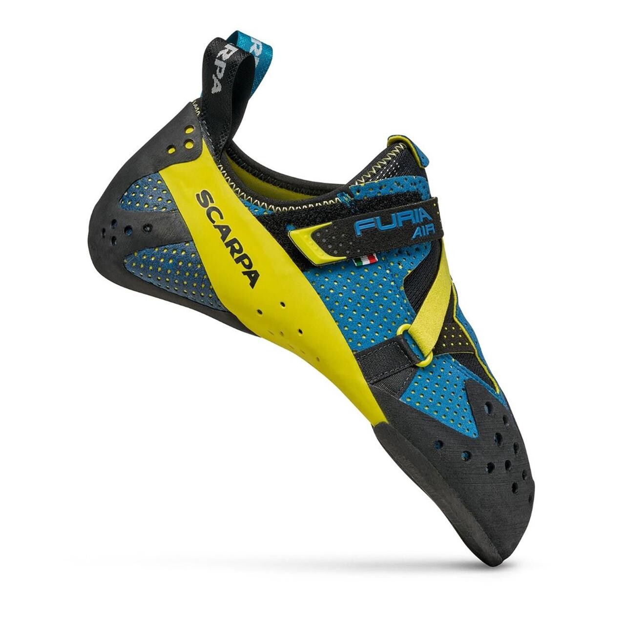 Se Scarpa Mens Furia Air (Blå (BALTIC BLUE/YELLOW) 43,5) hos Friluftsland.dk