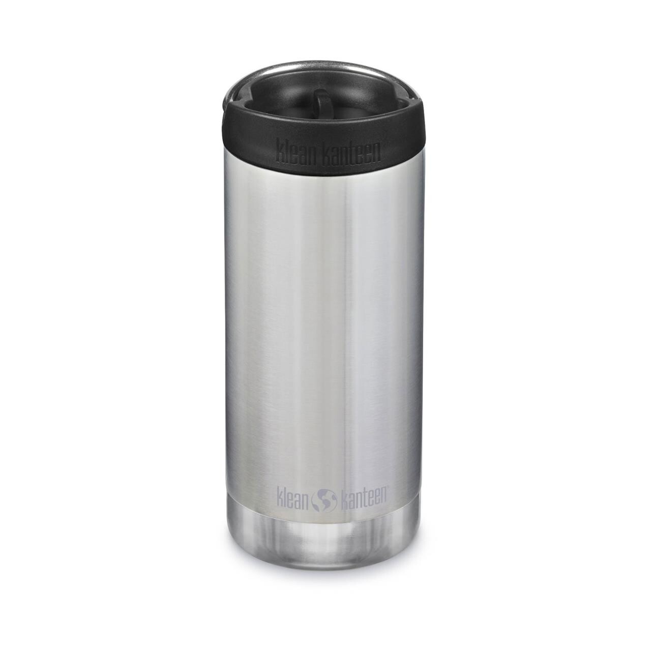 Se Klean Kanteen TKWide Ins 355 Ml Café Cap (Grå (BRUSHED STAINLESS)) hos Friluftsland.dk