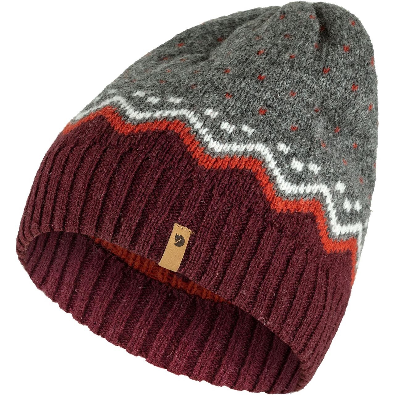Fjällräven Övik Knit Hat (Rød (DARK GARNET/356) One size)