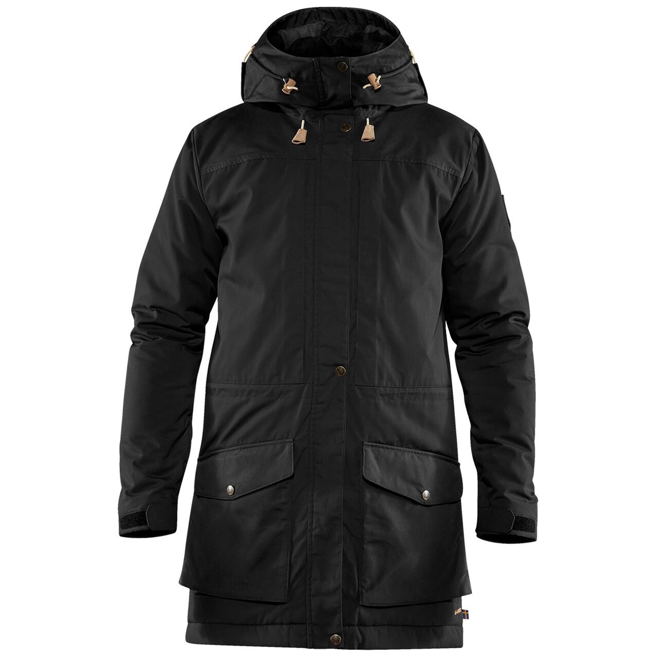 Fjällräven Mens Singi Wool Padded Parka  (Sort (BLACK/550) Medium)