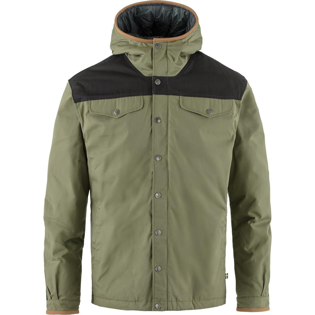 Billede af Fjällräven Mens Greenland No 1 Down Jacket (Grøn (GREEN-DARK GREY/620-030) X-small)