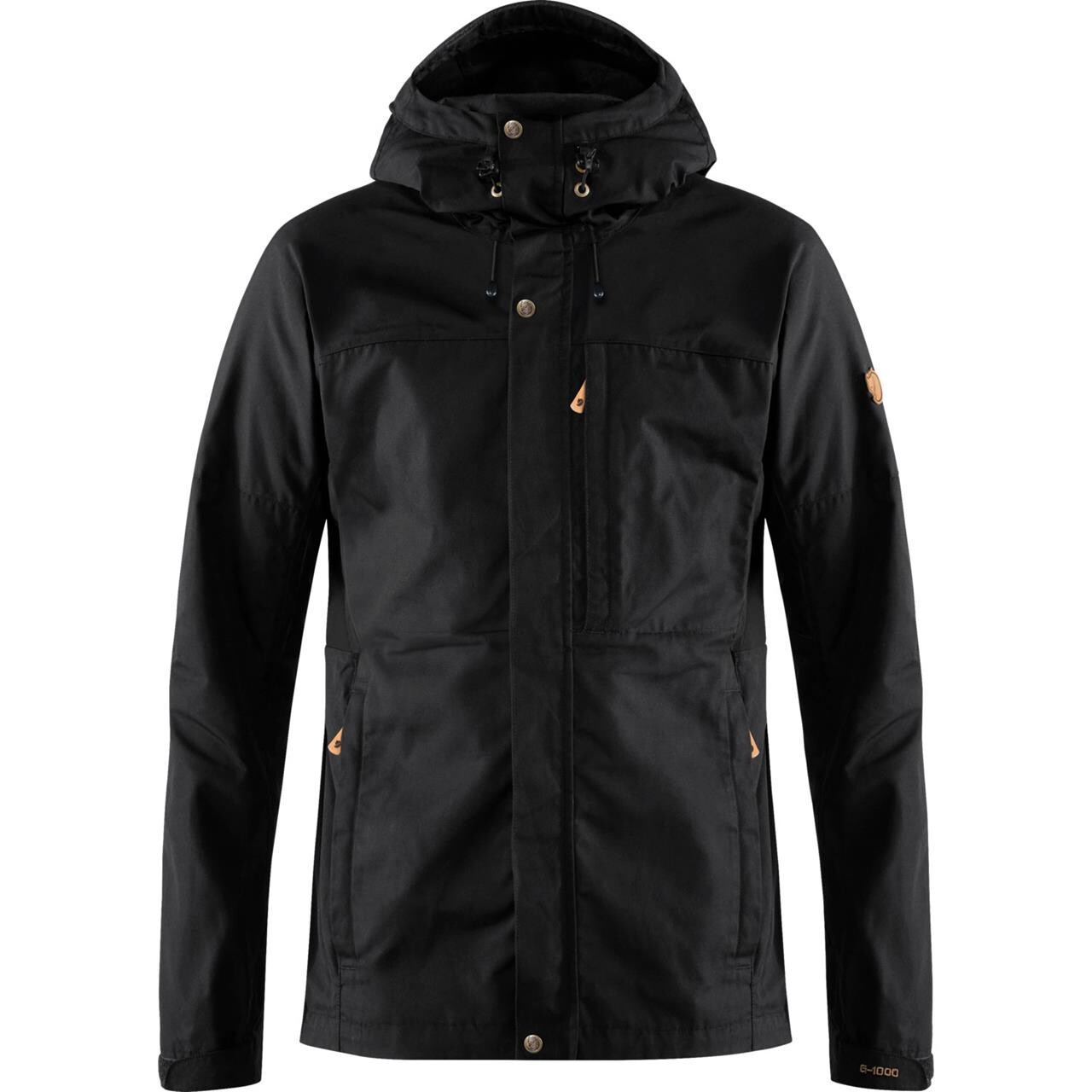 Fjällräven Mens Kaipak Jacket  (Sort (BLACK/550) Small)