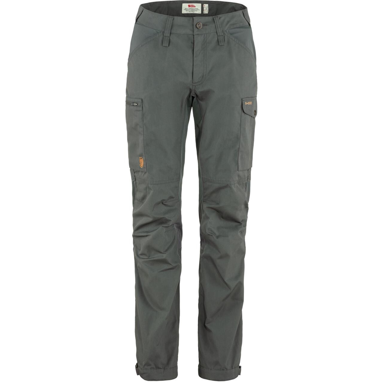 Fjallraven Womens Kaipak Trousers Curved Grå Basalt 050