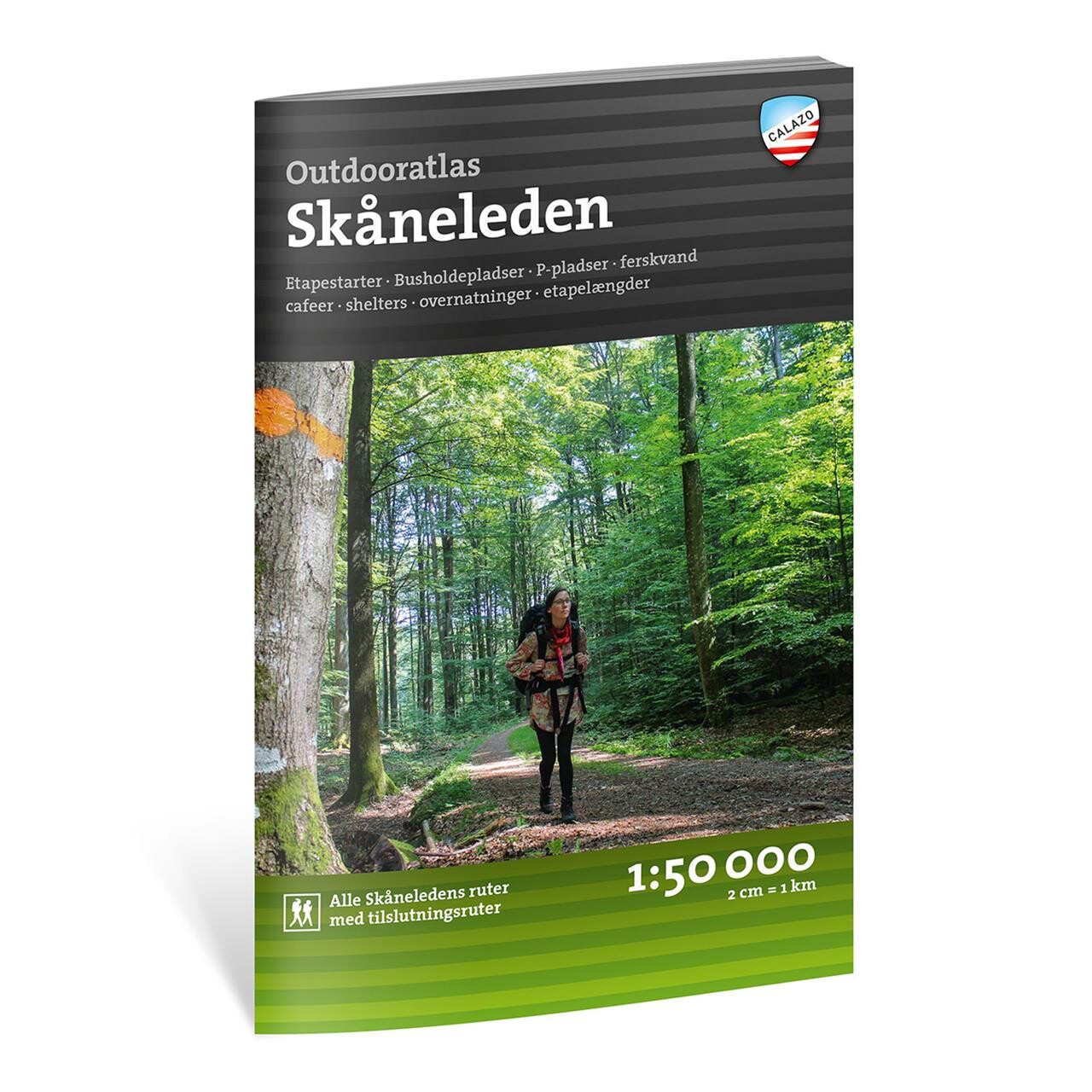 Calazo Skåneleden – Atlas (dansk)