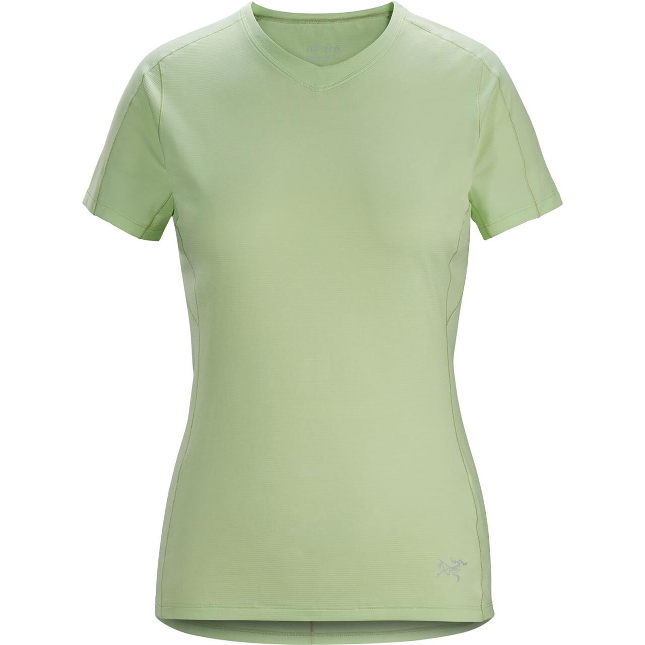  Arcteryx Womens Taema V-neck S/S  (GREEN (BIOPRISM) Large)