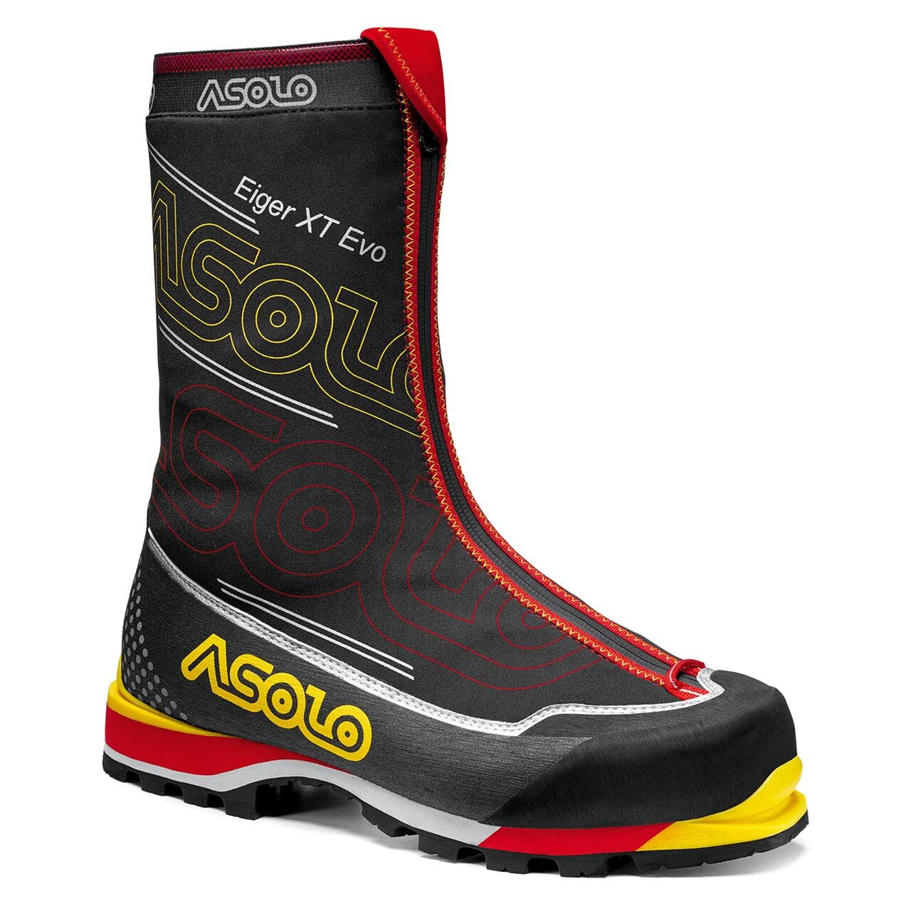 Se Asolo Mens Eiger XT Evo GV (Sort (BLACK/RED) 45) hos Friluftsland.dk