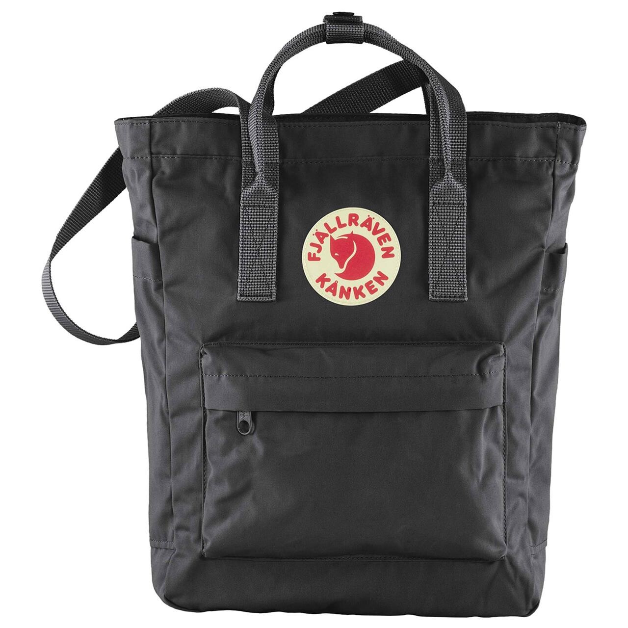 Se Fjällräven Kånken Rygsæk Totepack Sort hos Friluftsland.dk