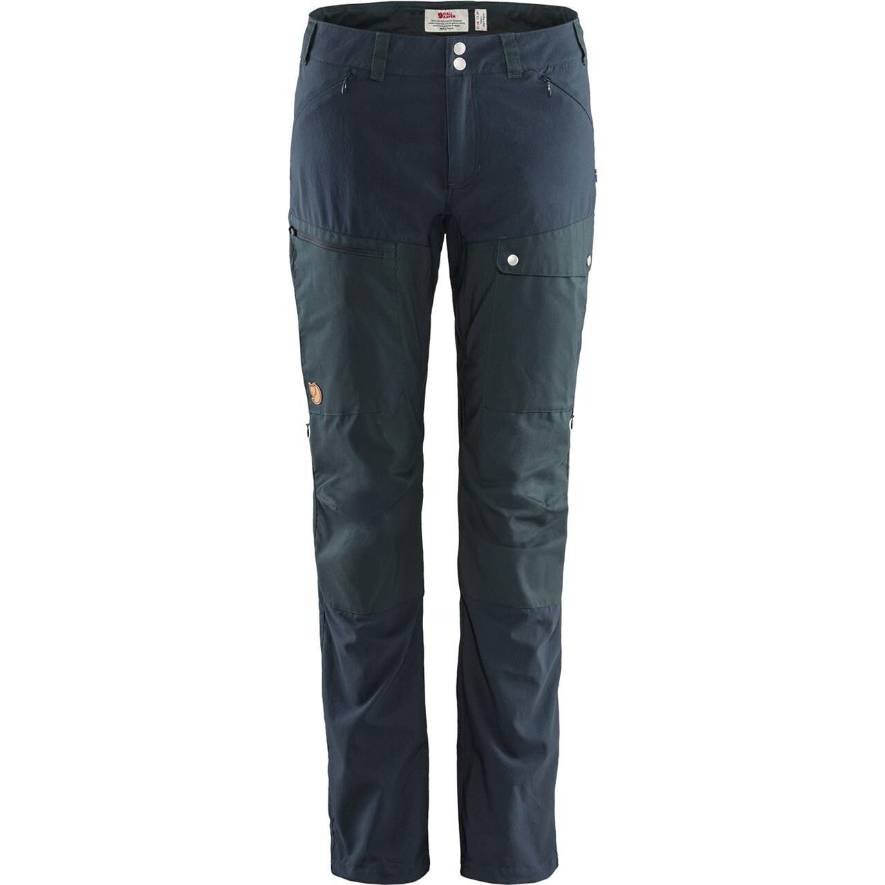 Fjällräven Womens Abisko Midsummer Trousers Reg  (Blå (DARK NAVY/555) 44)