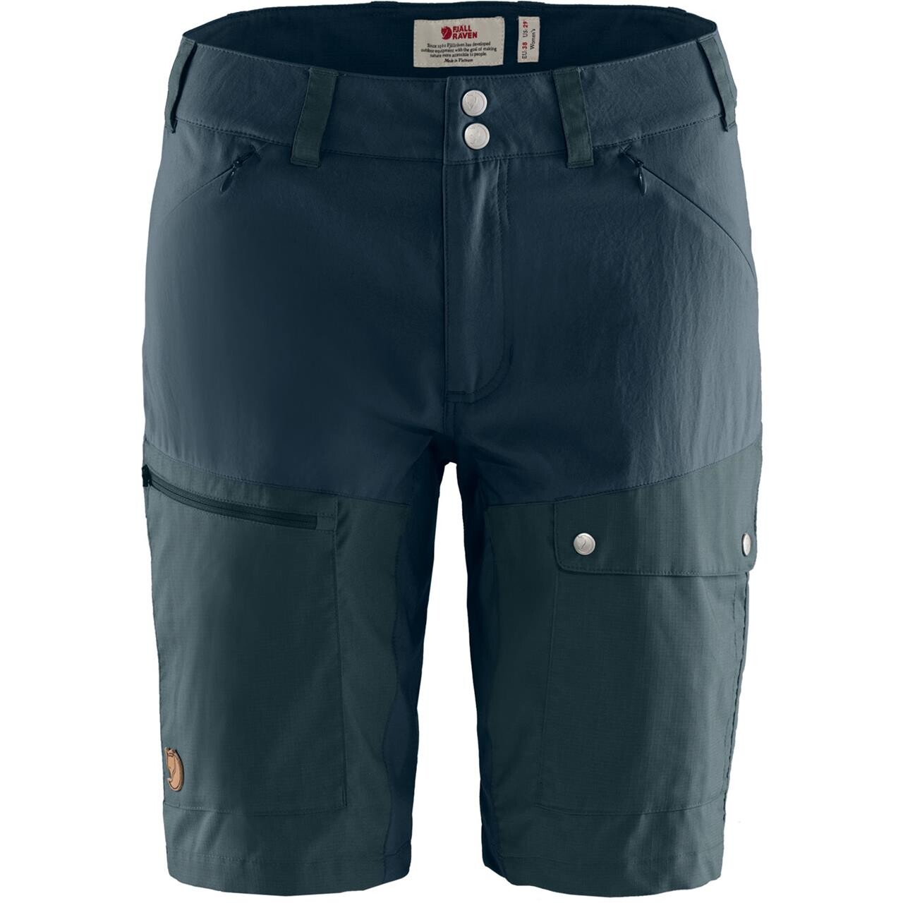 Fjällräven Womens Abisko Midsummer Shorts (Blå (DARK NAVY/555) 44)