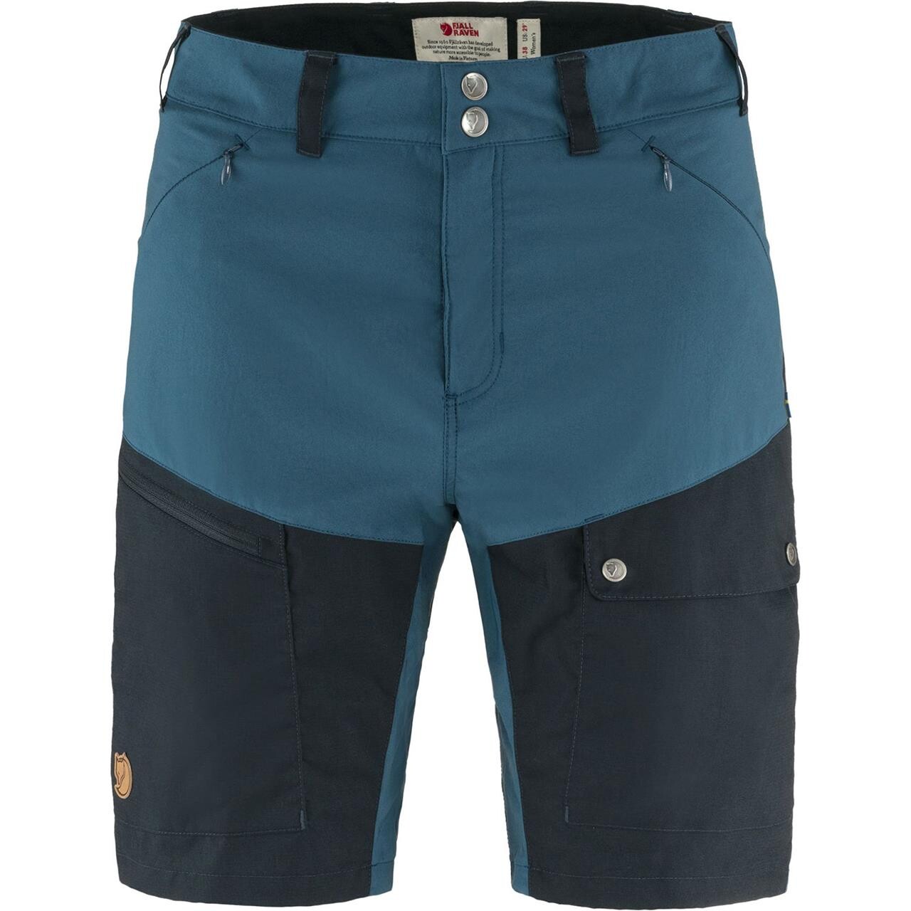 Fjällräven Womens Abisko Midsummer Shorts  (Blå (INDIGO BLUE-DARK NAVY/534-555) 36)
