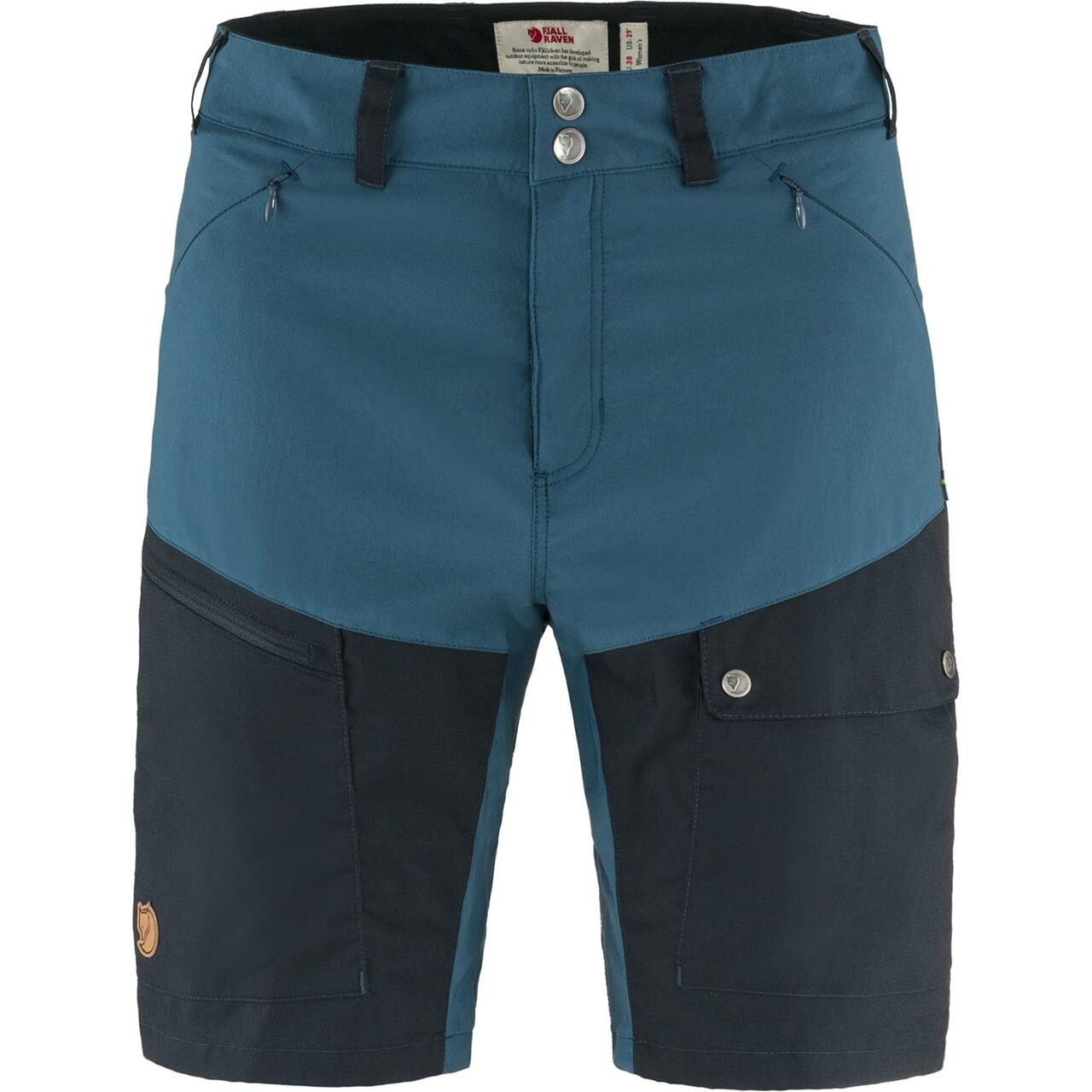 Fjällräven Womens Abisko Midsummer Shorts  (Blå (INDIGO BLUE-DARK NAVY/534-555) 34)