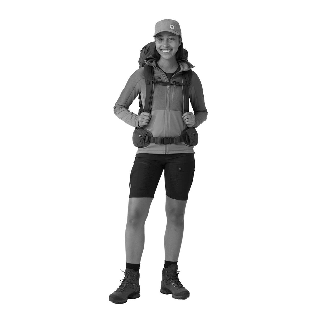 Fjällräven Womens Abisko Midsummer Shorts  (Lyserød (DUSTY ROSE/300) 42)