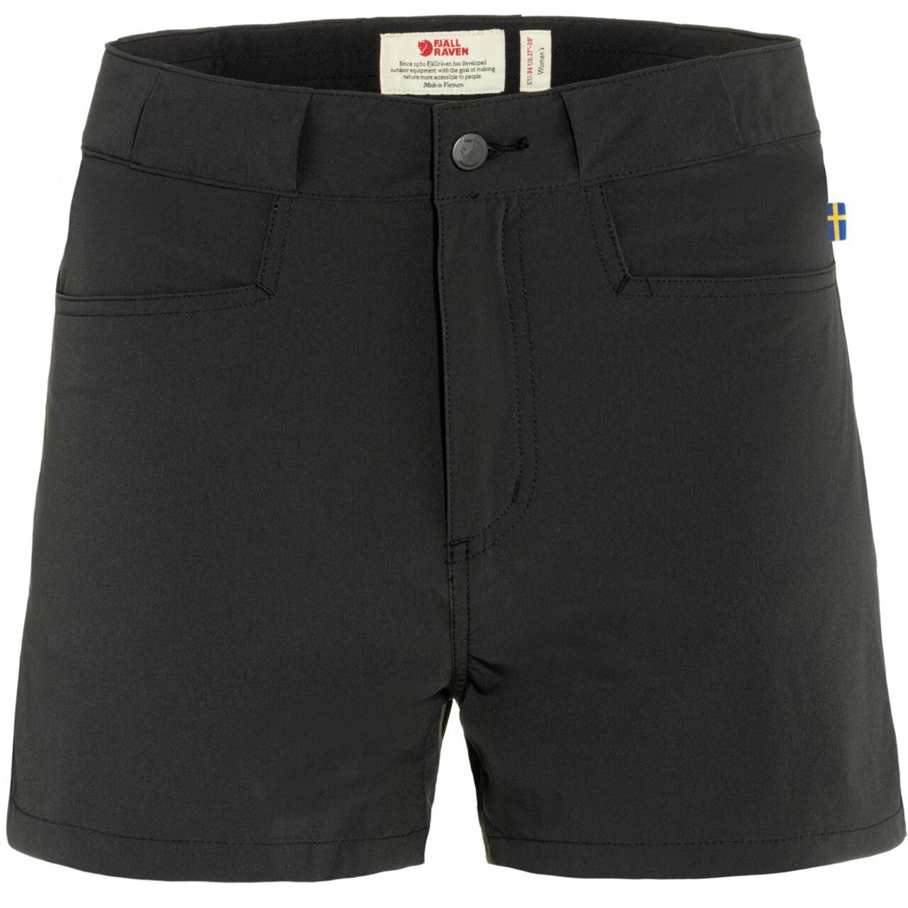 Fjällräven Womens High Coast Lite Shorts  (Sort (BLACK/550) 42)