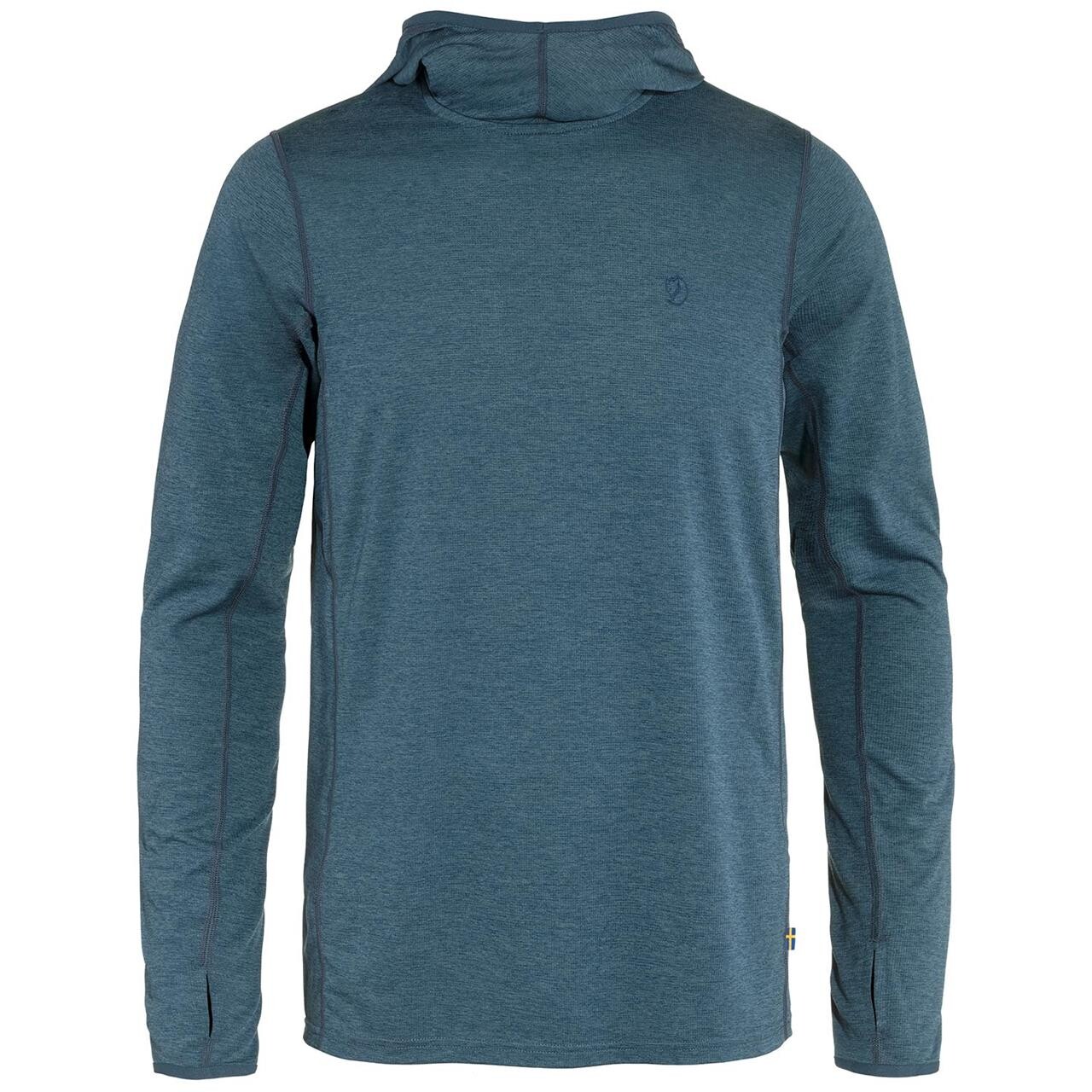 Fjällräven Mens Abisko Sun-hoodie  (Blå (INDIGO BLUE/534) Medium)