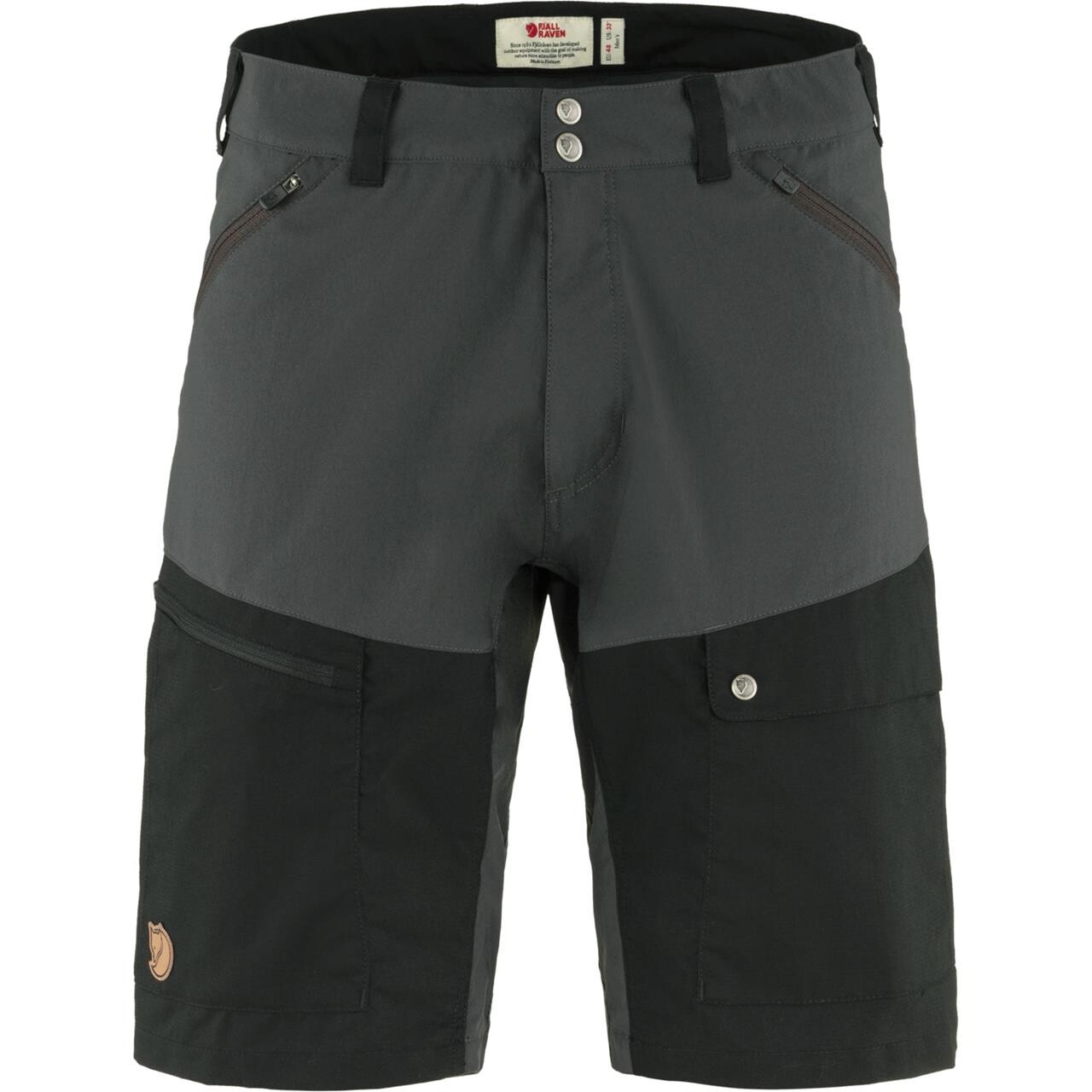 Fjällräven Mens Abisko Midsummer Shorts  (Grå (DARK GREY-BLACK/030-550) 58)