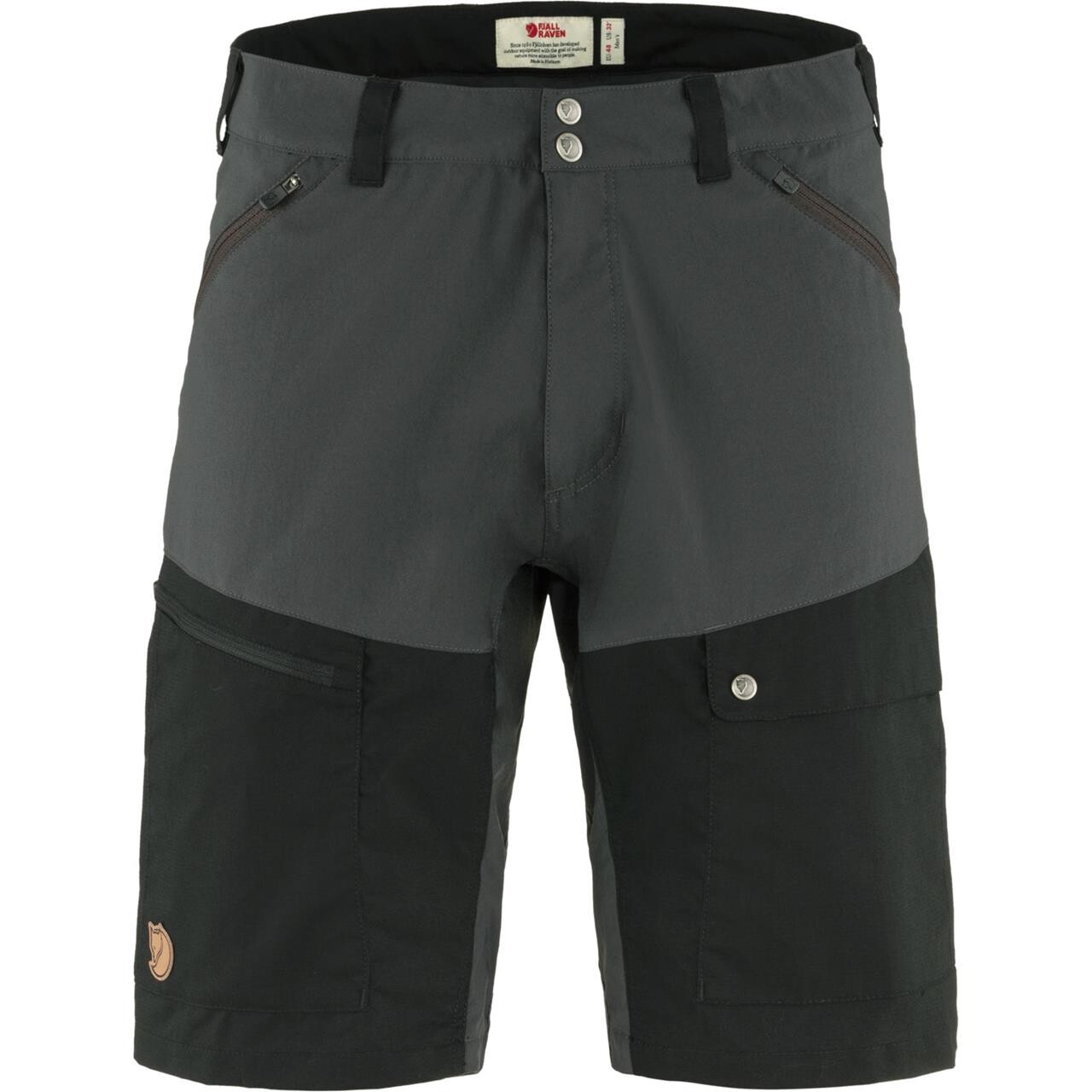 Fjällräven Mens Abisko Midsummer Shorts  (Grå (DARK GREY-BLACK/030-550) 52)