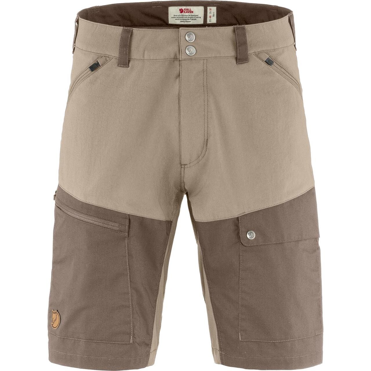 Fjällräven Mens Abisko Midsummer Shorts  (Hvid (FOSSIL-SUEDE BROWN/118-244) 58)