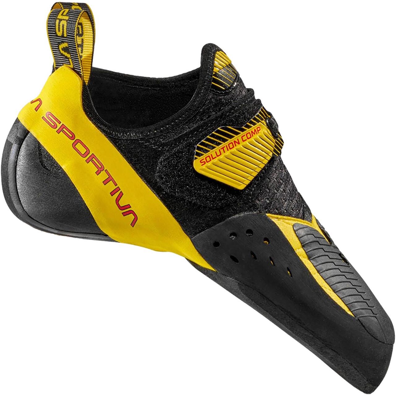 La Sportiva Mens Solution Comp S2020 model (Sort (BLACK/YELLOW) 38,5)