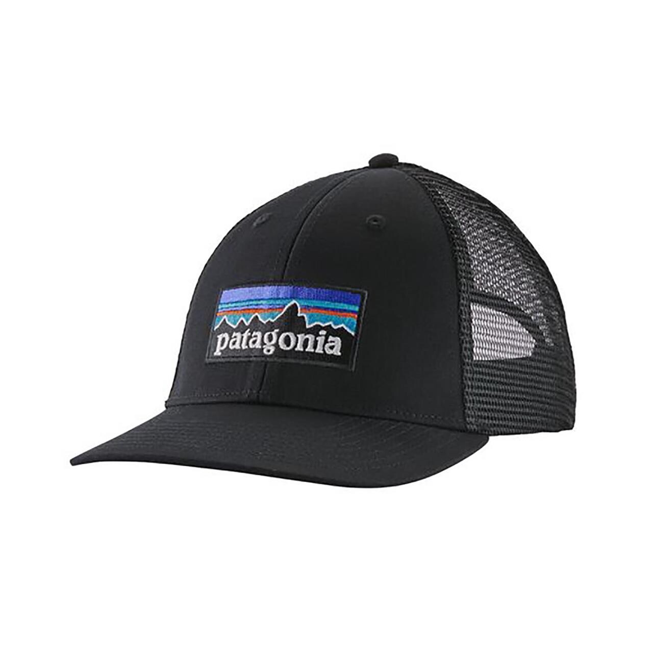 Patagonia P-6 Logo Lopro Trucker Hat S20 (Sort (BLACK) One size)