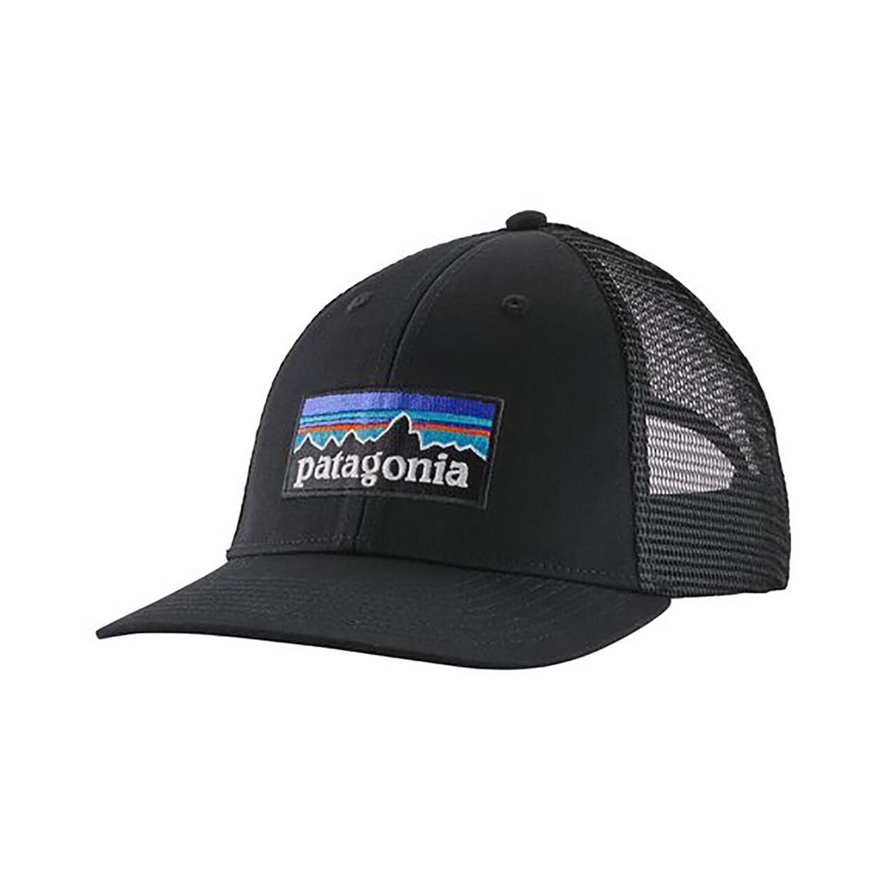Patagonia Logo Lopro Trucker Hat Sort Black One Size