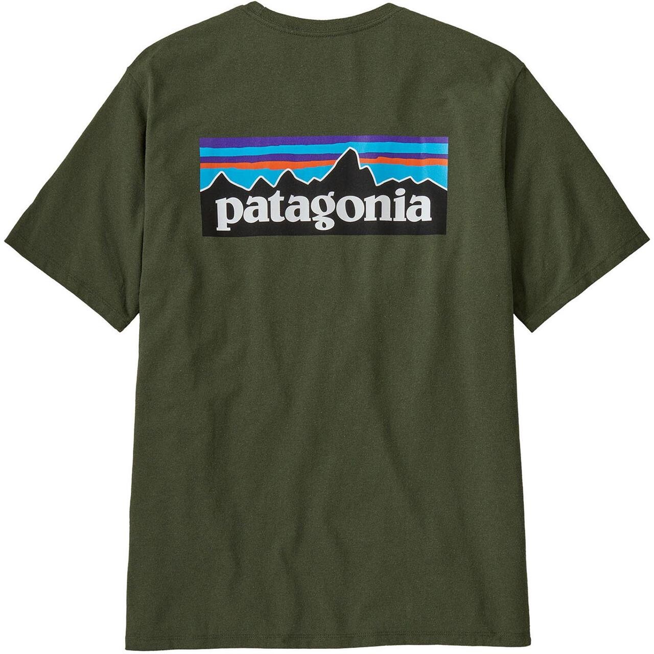 Patagonia Mens P 6 Logo Responsibili Tee Grøn Torrey Pine Green X Large