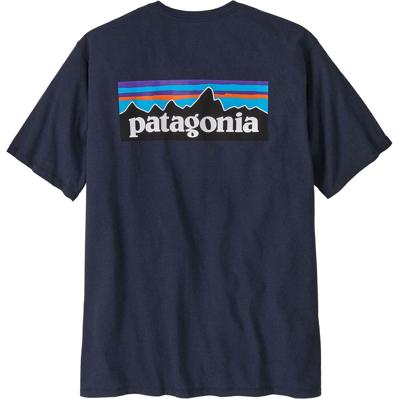 Patagonia Mens P-6 Logo Responsibili-Tee (Blå (NEW NAVY) Large)