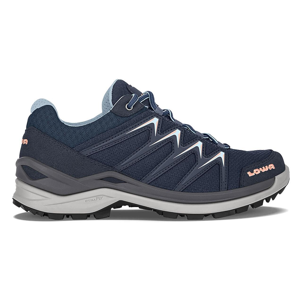 Se Lowa Womens Innox Pro GTX Lo (Blå (NAVY/SALMON) 37) hos Friluftsland.dk