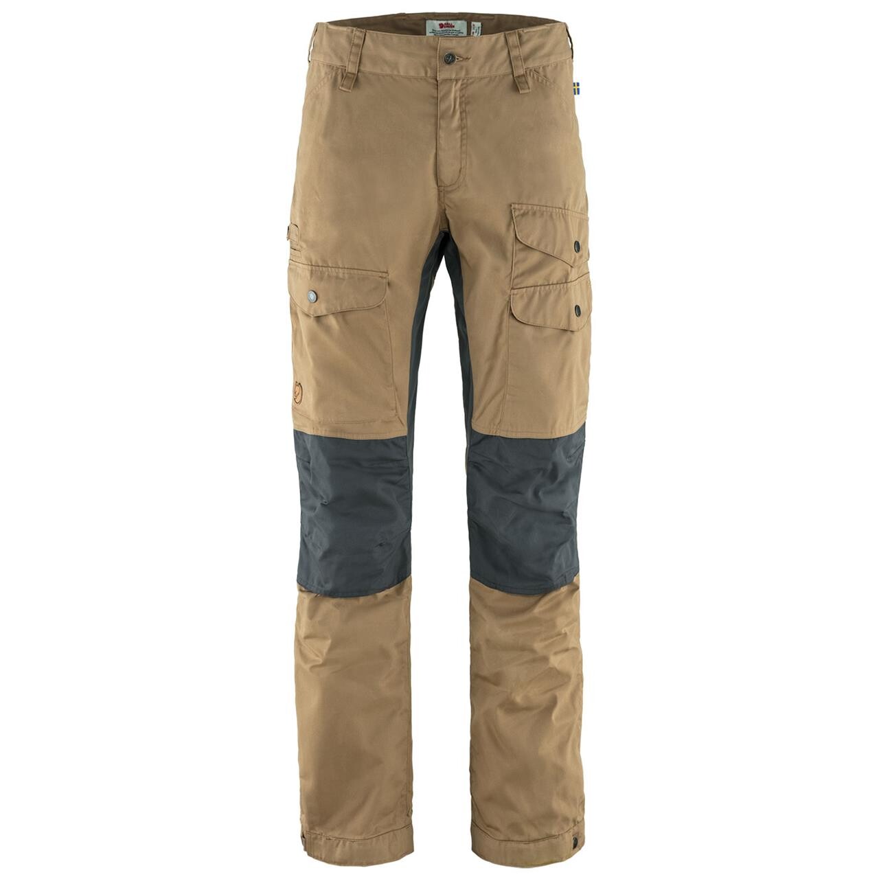 Fjällräven Mens Vidda Pro Ventilated Trousers Reg (Beige (DARK SAND-STONE GREY/227-018) 52)