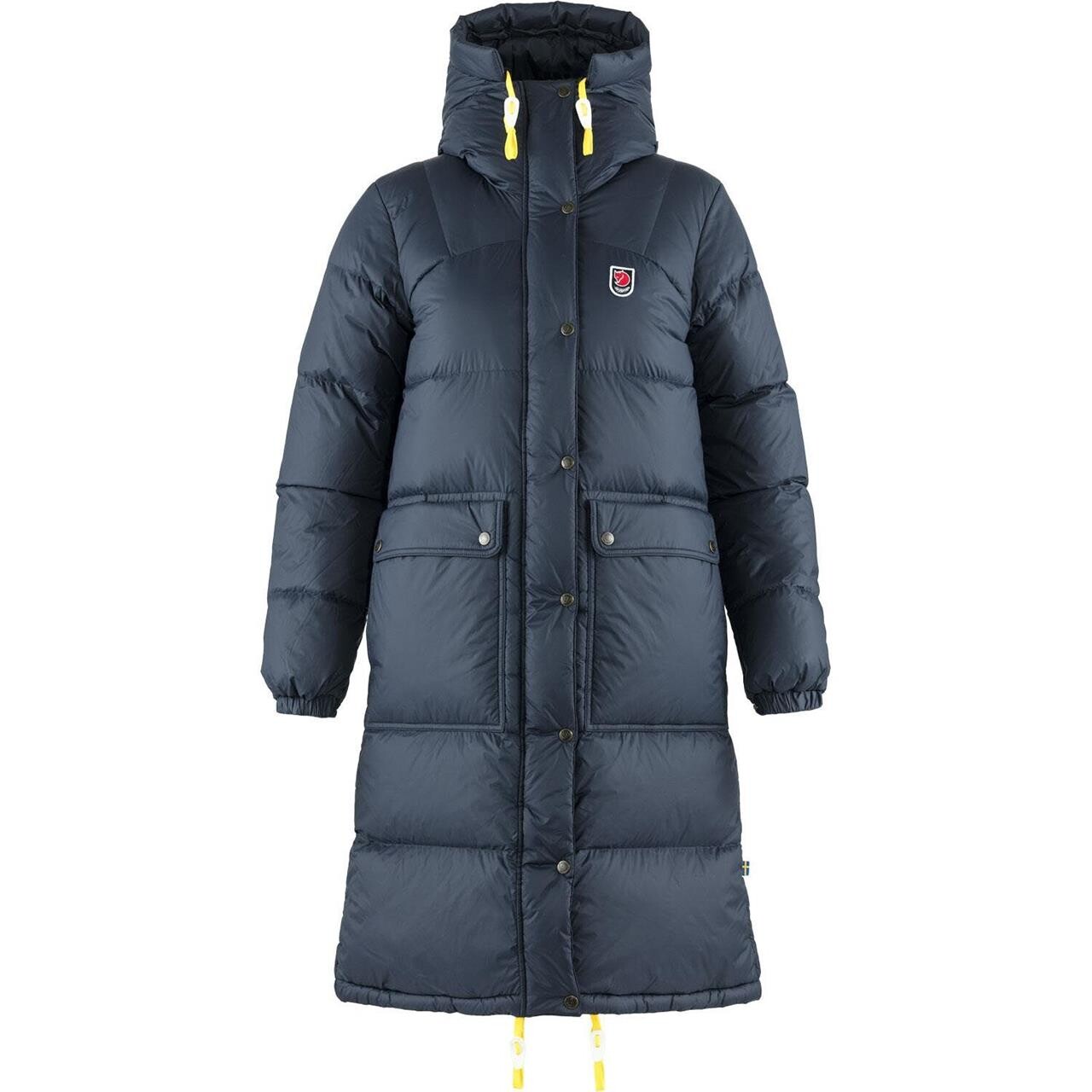 Fjällräven Womens Expedition Long Down Parka  (Blå (NAVY/560) Large)