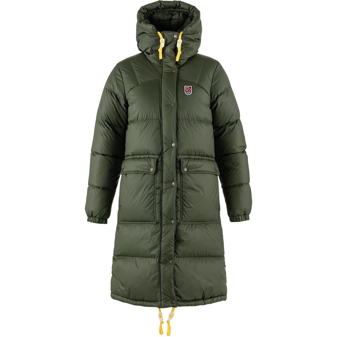 Fjällräven Womens Expedition Long Down Parka  (Grøn (DEEP FOREST/662) Medium)