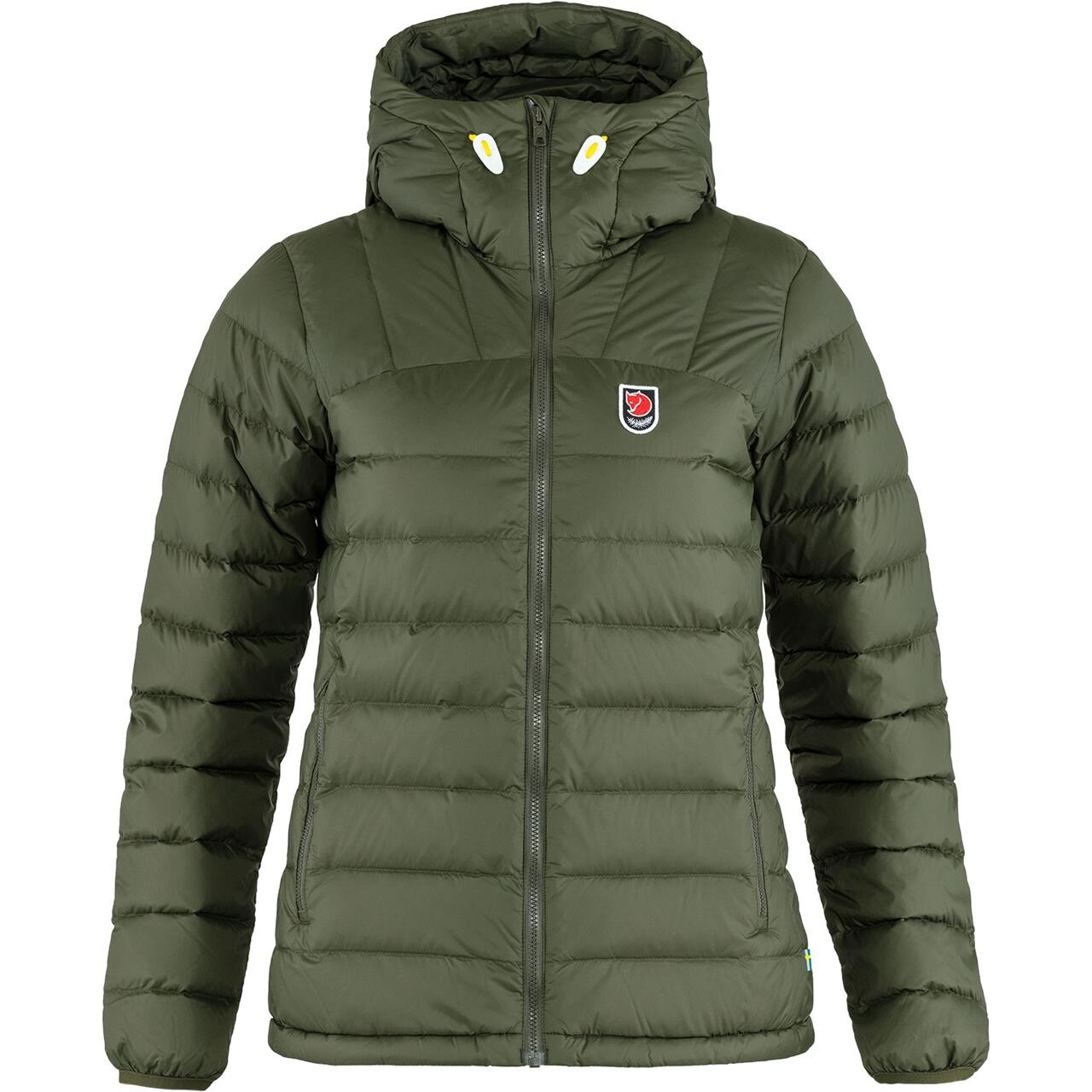 Fjällräven Womens Expedition Pack Down Hoodie  (Grøn (DEEP FOREST/662) Medium)